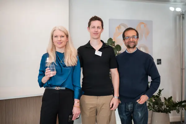 Guests pictured together at the event at Goodwin — Management Incentives in the AI Era