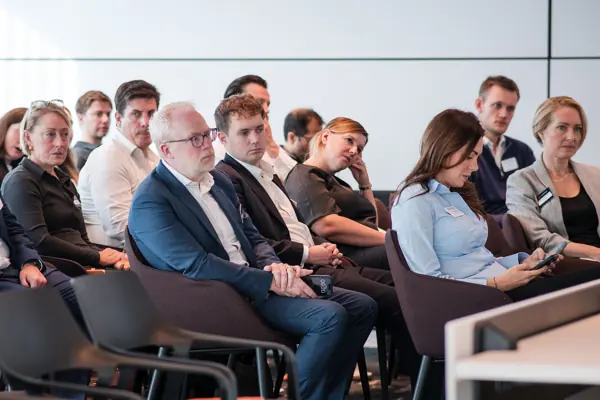 Attendees engaged during the session at Goodwin — Management Incentives in the AI Era