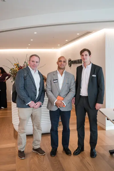 Guests pictured together at the event at Goodwin — Management Incentives in the AI Era