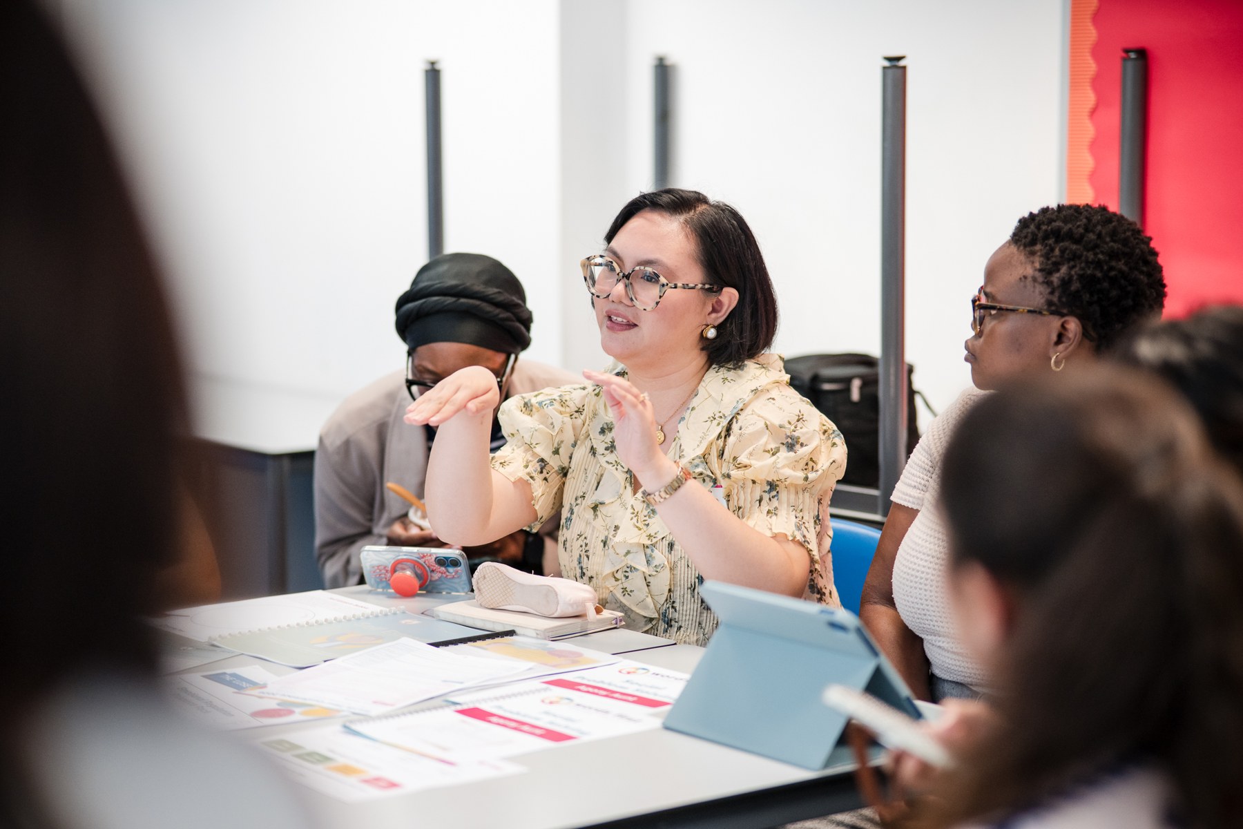 Attentive audience at Words First conference · Words First