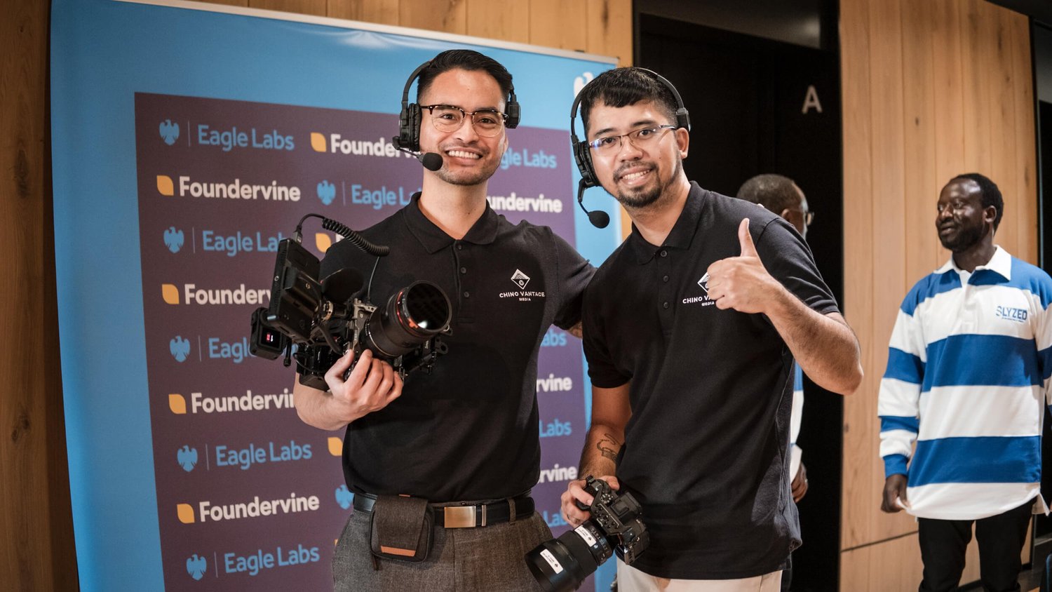 Chino Vantage Media photo and video team at a corporate event