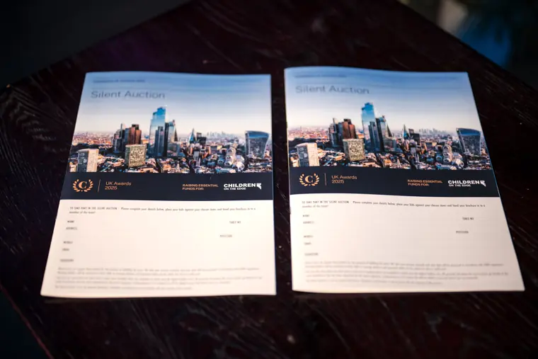 The Chambers UK Awards dinner programme.