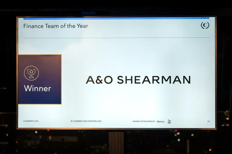 An award category shown on the ceremony screen.