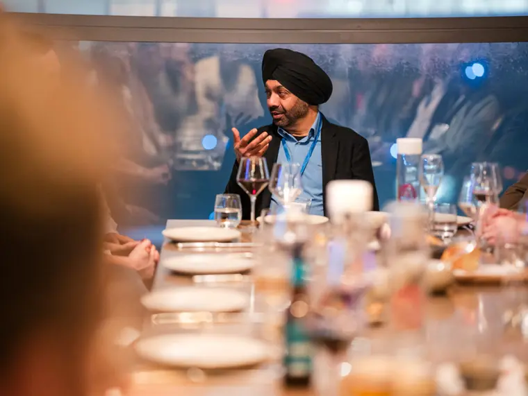 Guest taking part in the discussion.