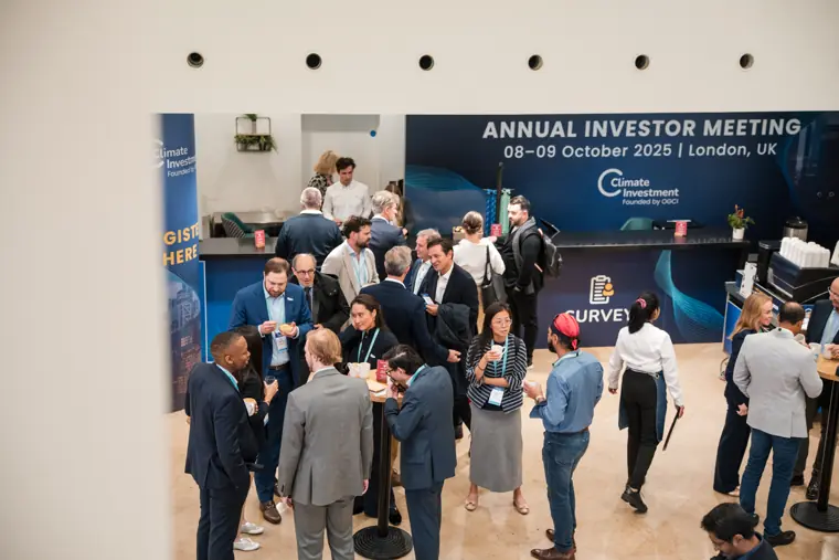 Investor meeting venue and event details.