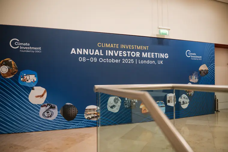 Investor meeting venue and event details.