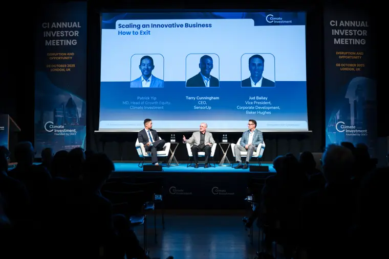 Conference speakers and panel discussion.