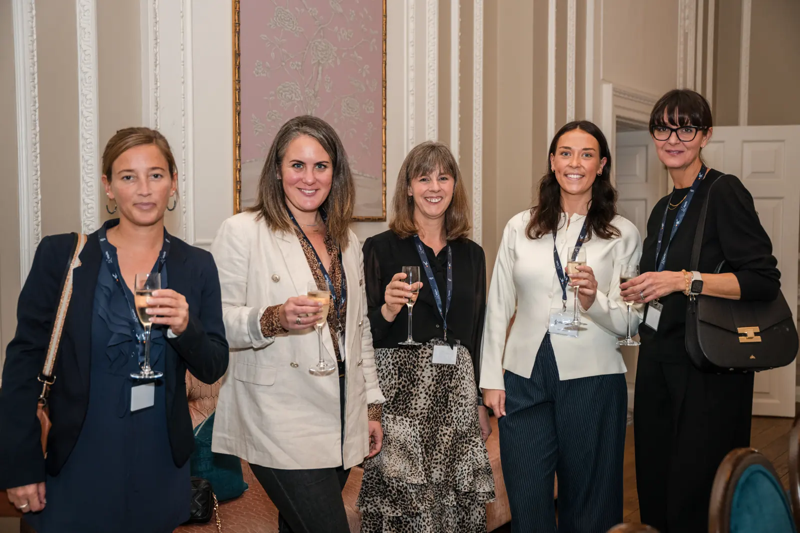 Group portrait of attendees at the networking event.