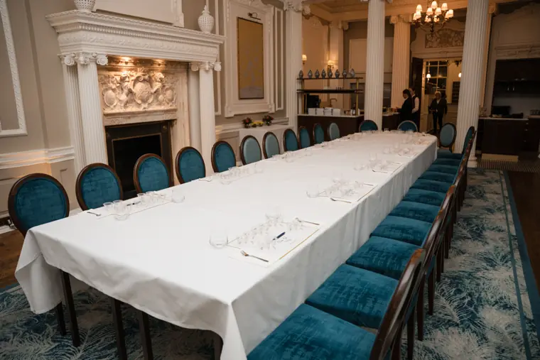 Private dining table set for the Flourish and APFN event.