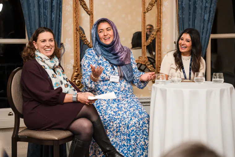 Panelists sharing a light moment.