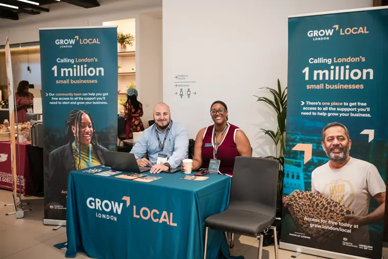 Sponsor representatives at Founderfest.