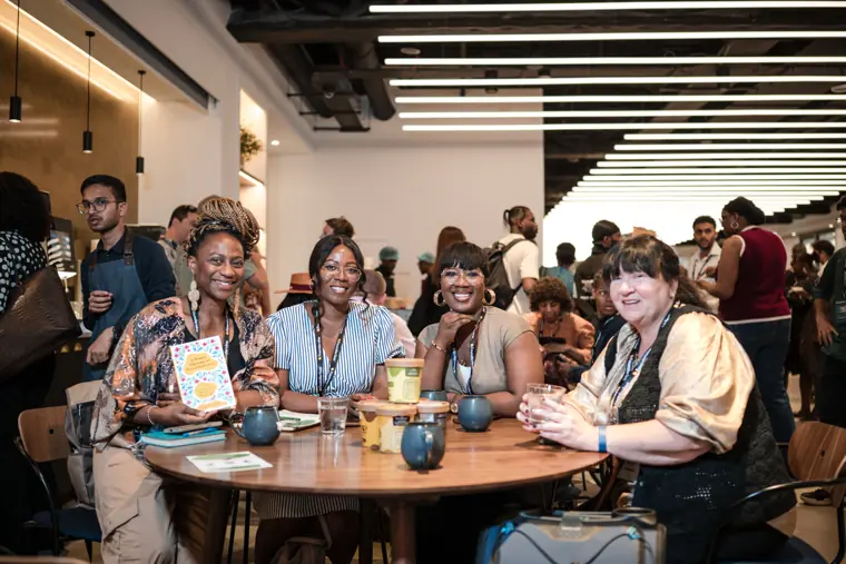 Delegates connecting at Founderfest.