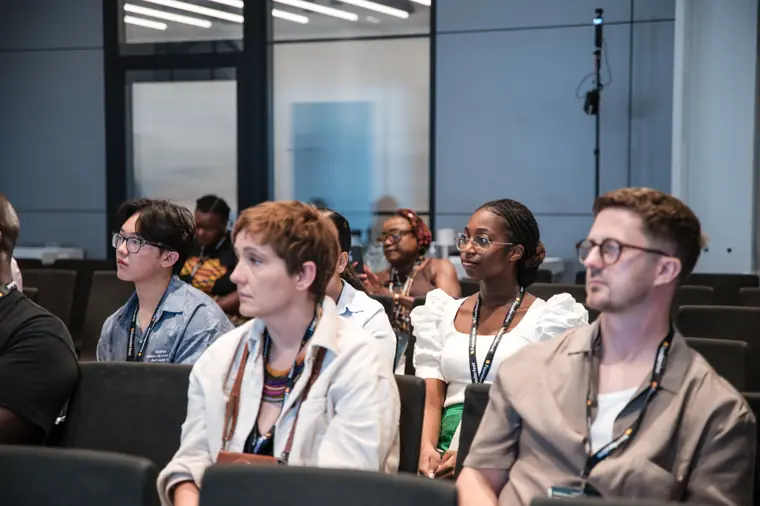 Delegates connecting at Founderfest.