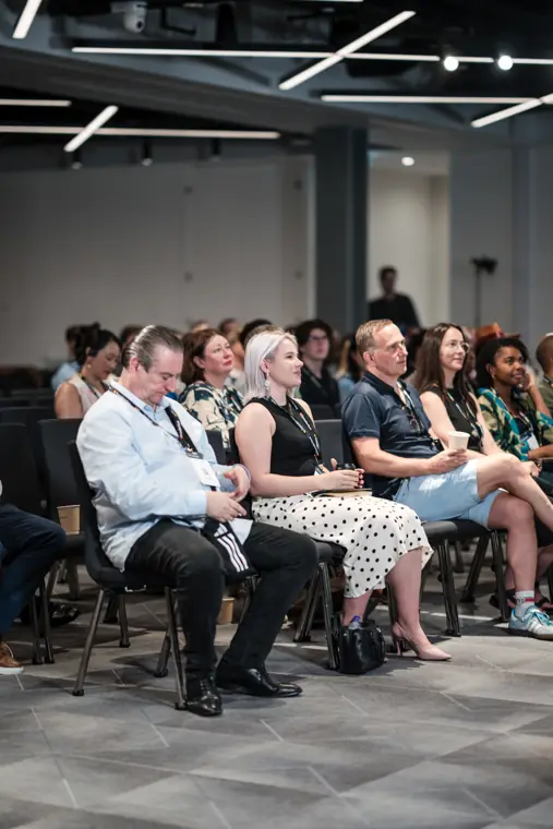 Delegates connecting at Founderfest.