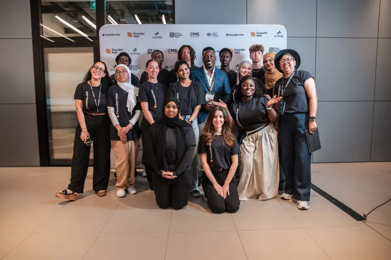 Group portrait at Founderfest.