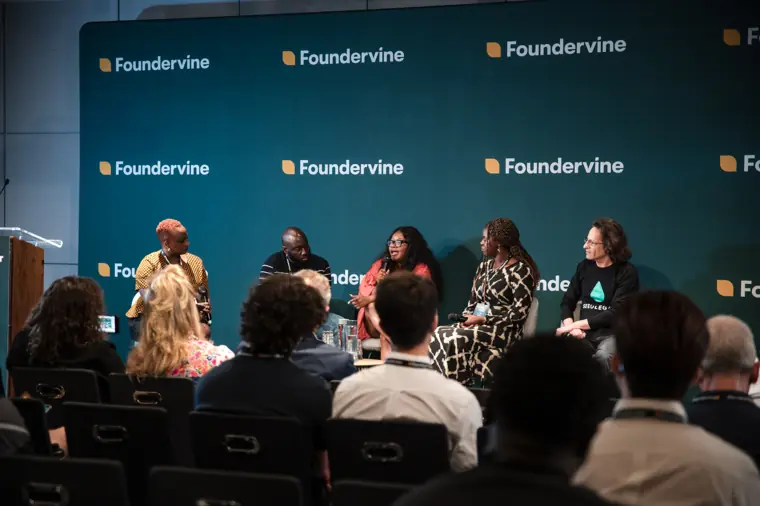 Panel discussion at Founderfest.