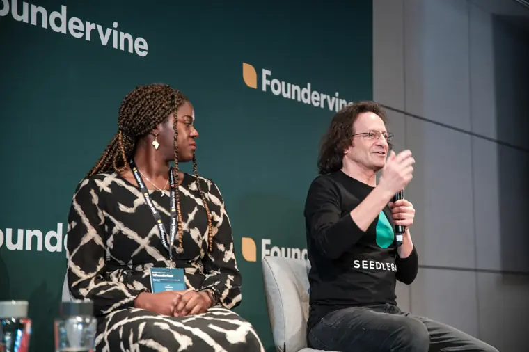 Panel discussion at Founderfest.