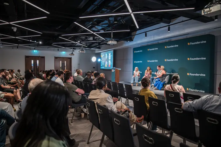 Panel discussion at Founderfest.