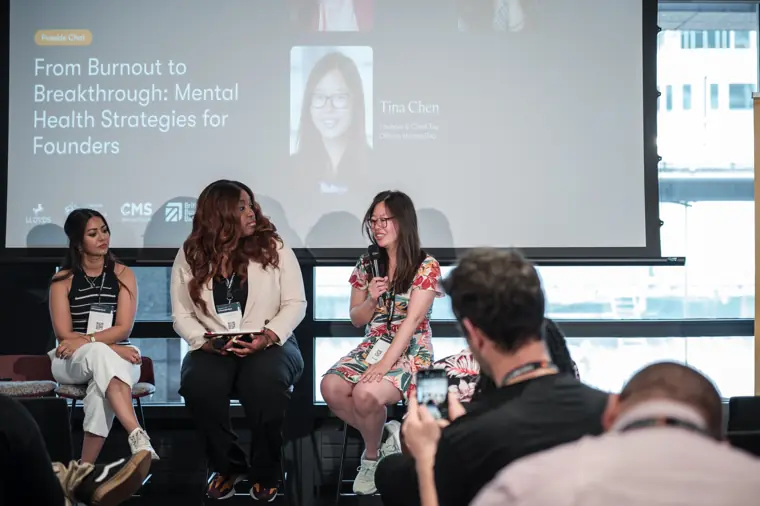 Panel discussion at Founderfest.