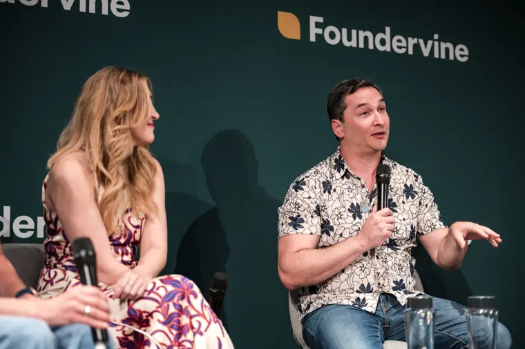 Panel discussion at Founderfest.