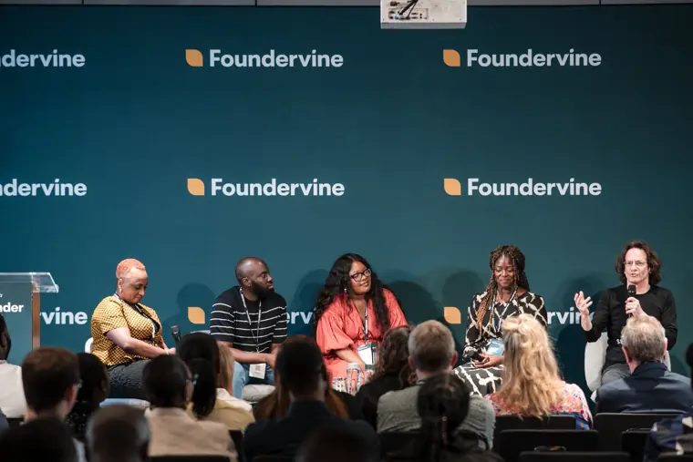 Panel discussion at Founderfest.
