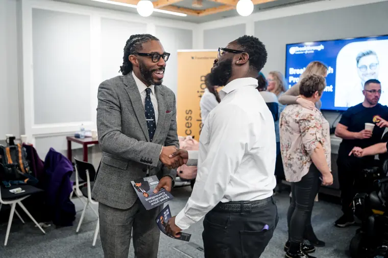 Participants meet during the programme launch.