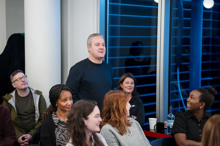 Participants take part in the launch session.