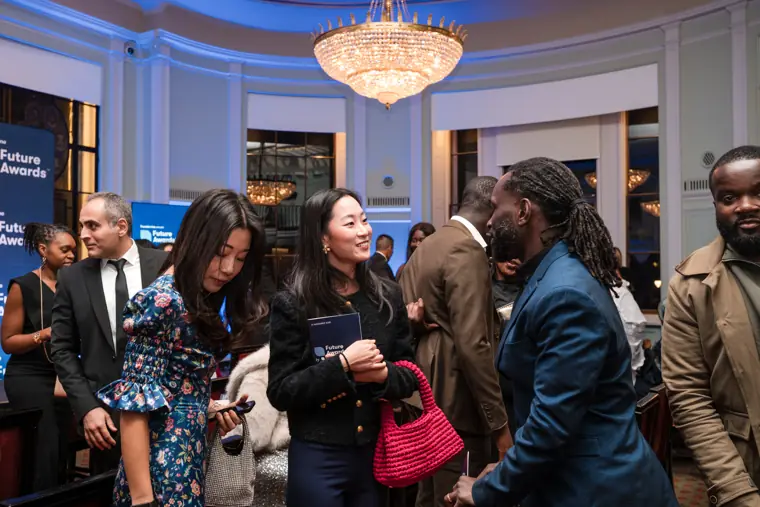 Guests reconnect after the awards programme.
