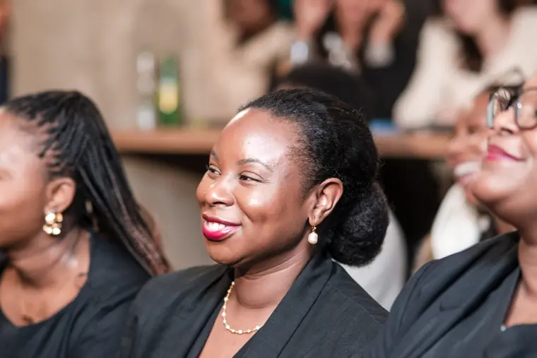 An audience member reacts to the programme.