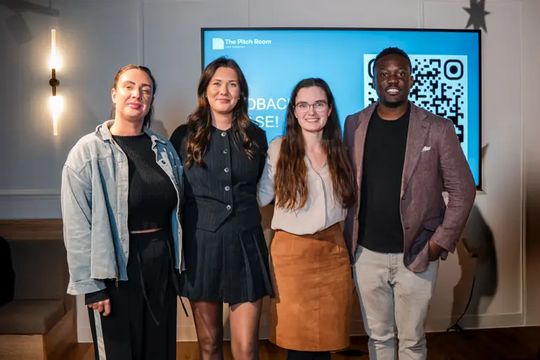 The organisers and founders gather for a portrait.