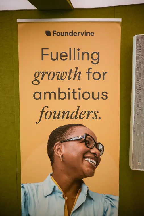 Participants connect at the Foundervine event.