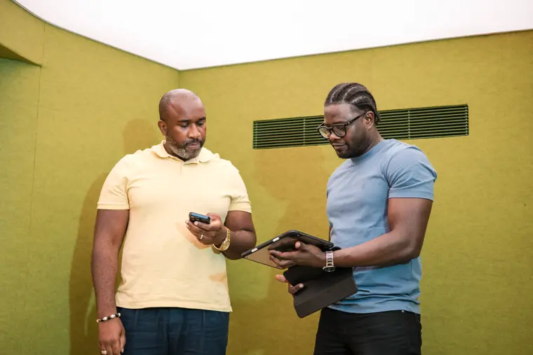 A candid moment from the AI Essentials workshop.