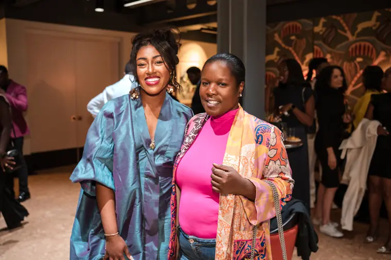 Group portrait at Izzy Obeng’s MBE celebration.