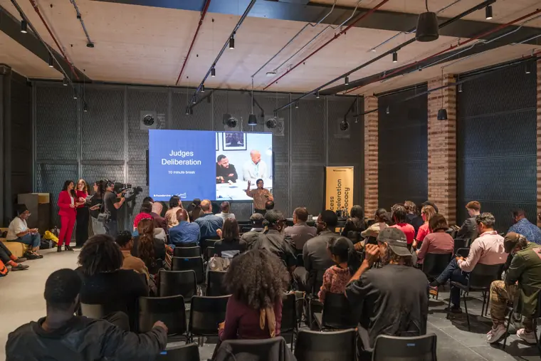 Southwark showcase audience and event space.