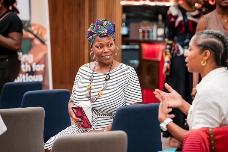 A candid moment from the founder workshop.