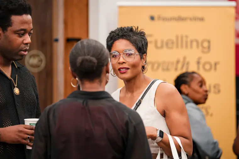 A candid moment from the founder workshop.