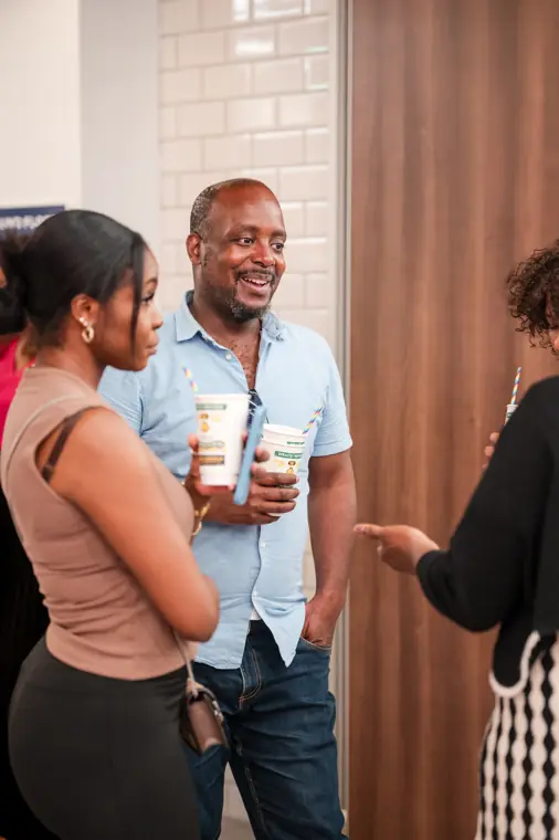 A candid moment from the founder workshop.