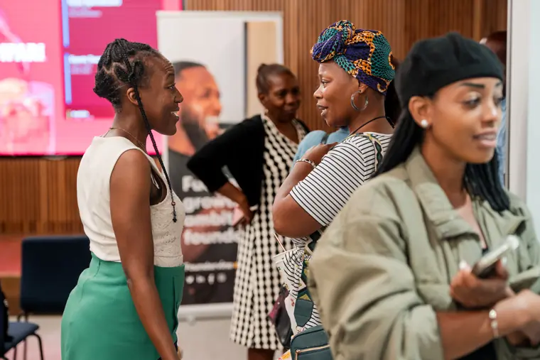 A candid moment from the founder workshop.